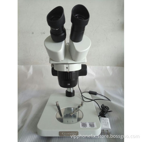 20X 40X 80X Zoom Stereo Binocular Microscope For Fix Phone